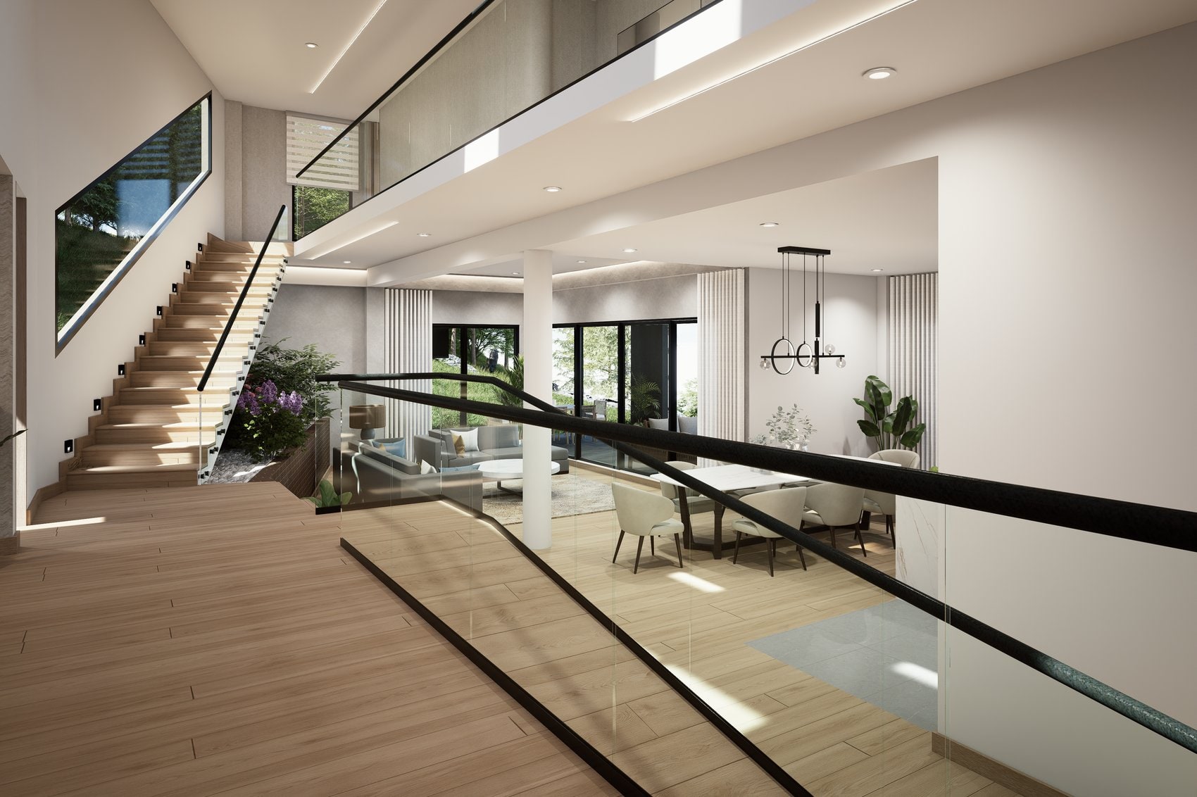 Casa campestre en Cajicá diseñada y renderizada por Morell Corp