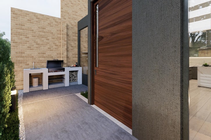 Casa Cajicá, render del diseño exterior 4